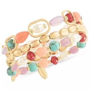 Style & Co mixed stones stretch bracelets